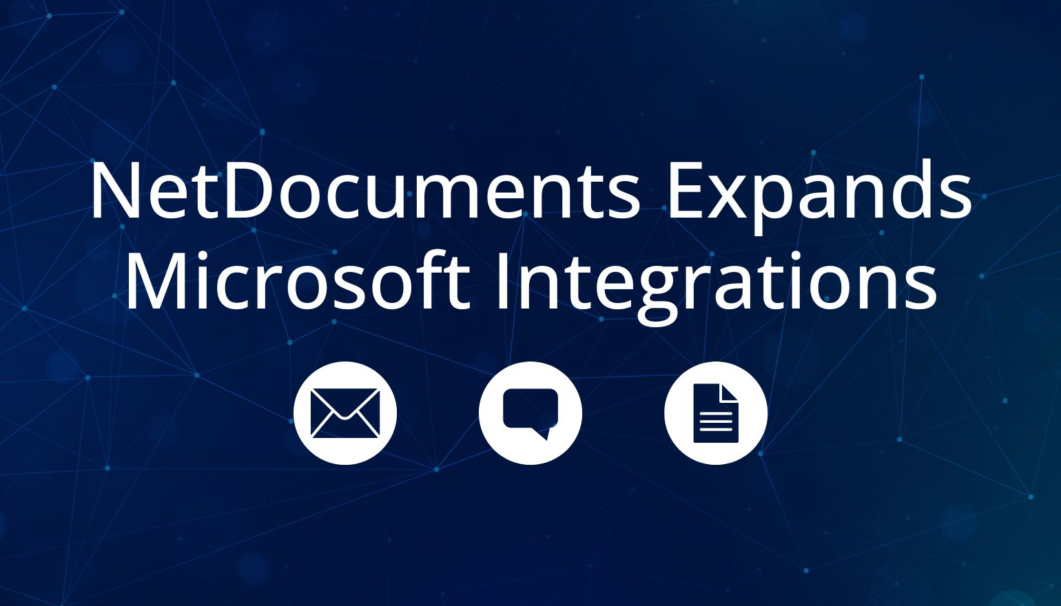 Image for NetDocuments and Microsoft