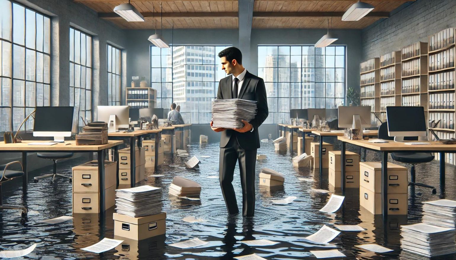 Image of the Rising Tide of Document Overload in Small Firms