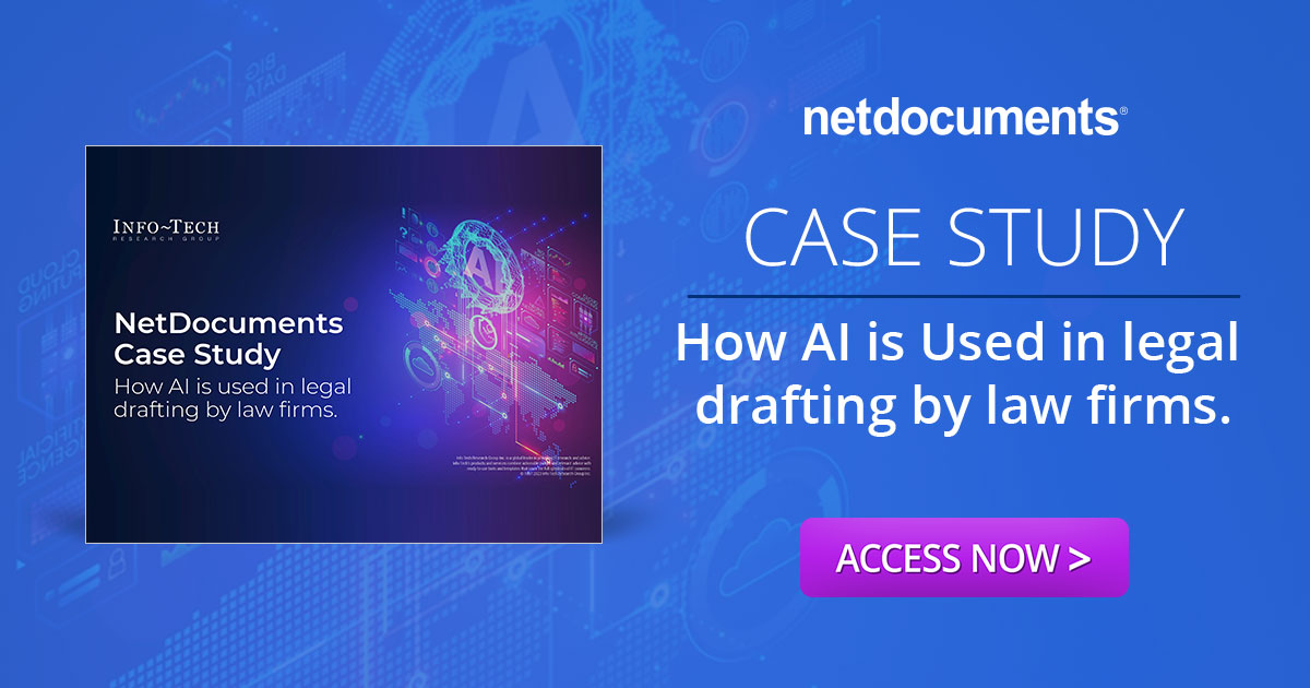 See how AI is used in legal drafting by law firms