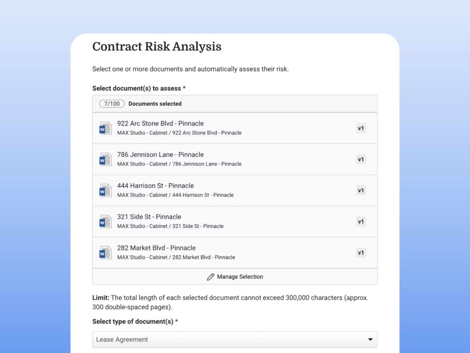 Sample Contract Risk Analysis Legal AI & Automation App Builder for Legal Practices