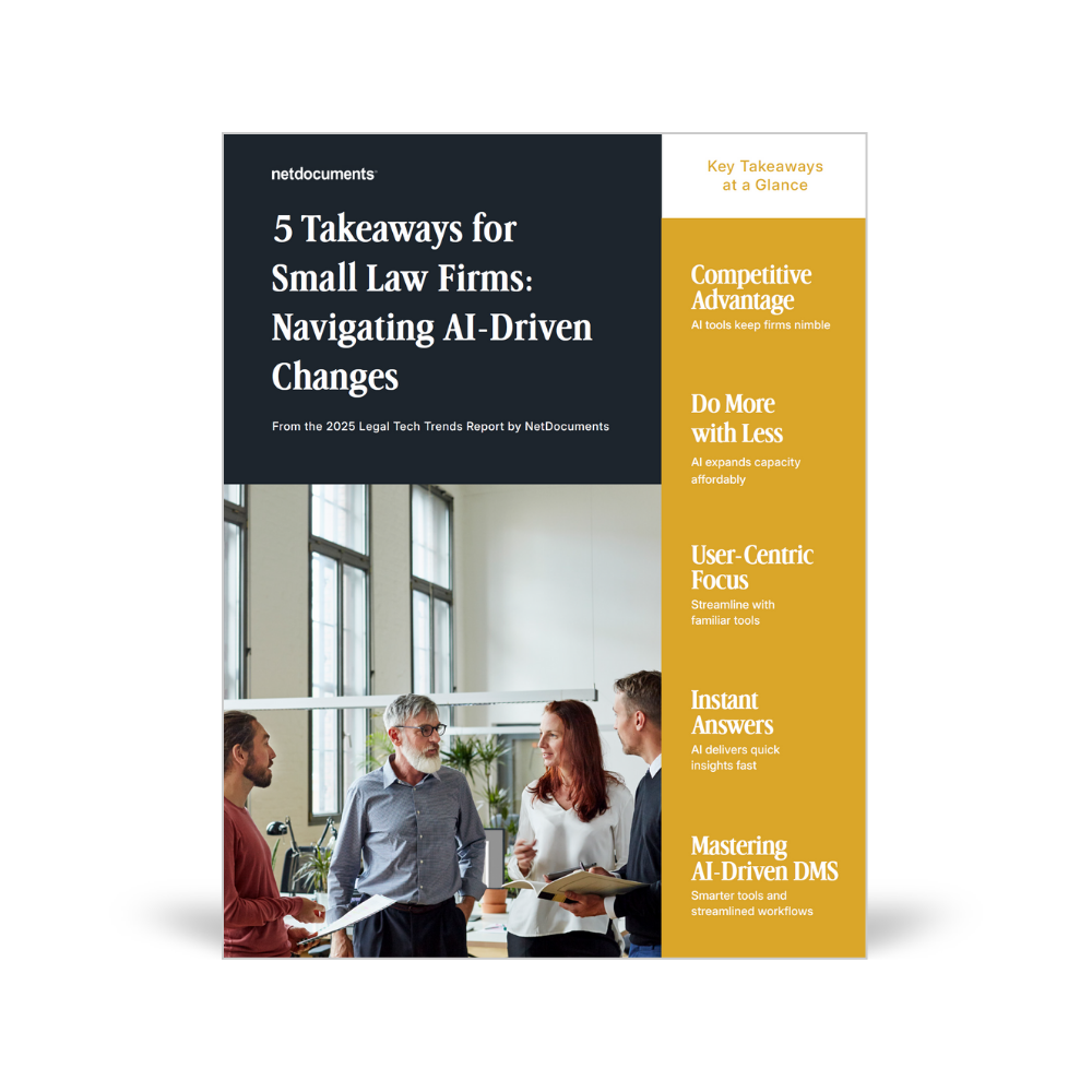 Takeaways for Small Firms