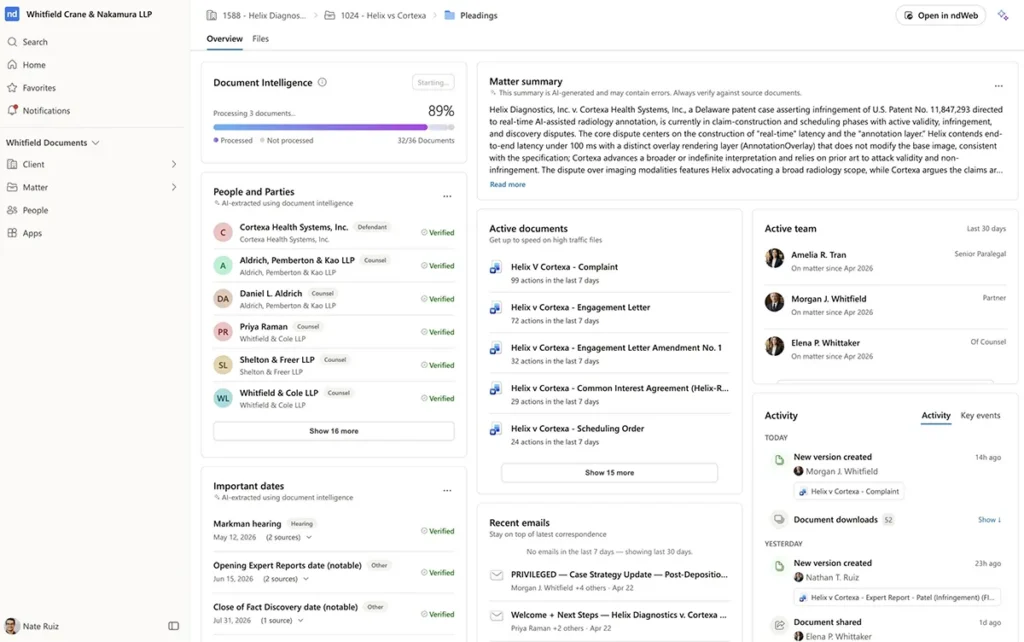 matter overview